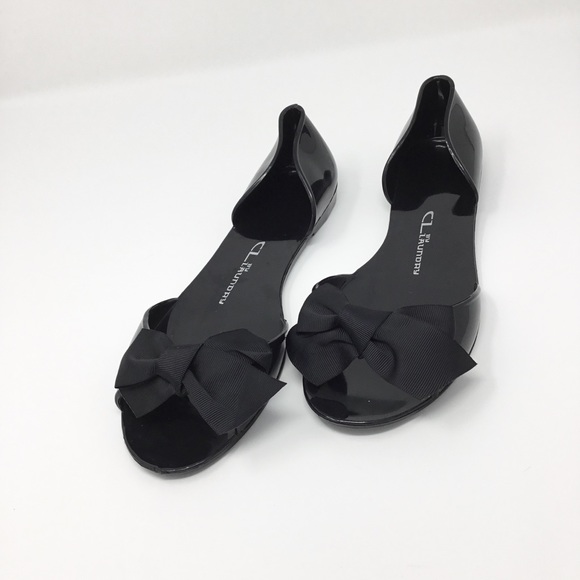 jelly flats with bow